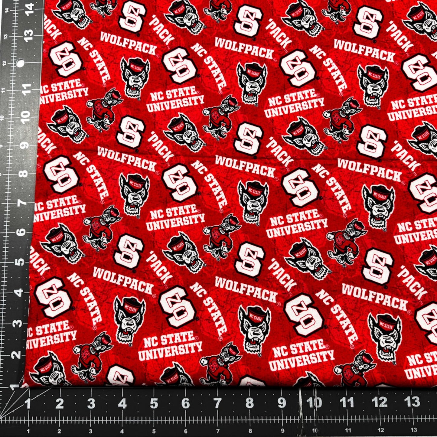 NCAA North Carolina State Wolfpack Fabric 1178 NCSU Fabric - Mary Jo Fabrics