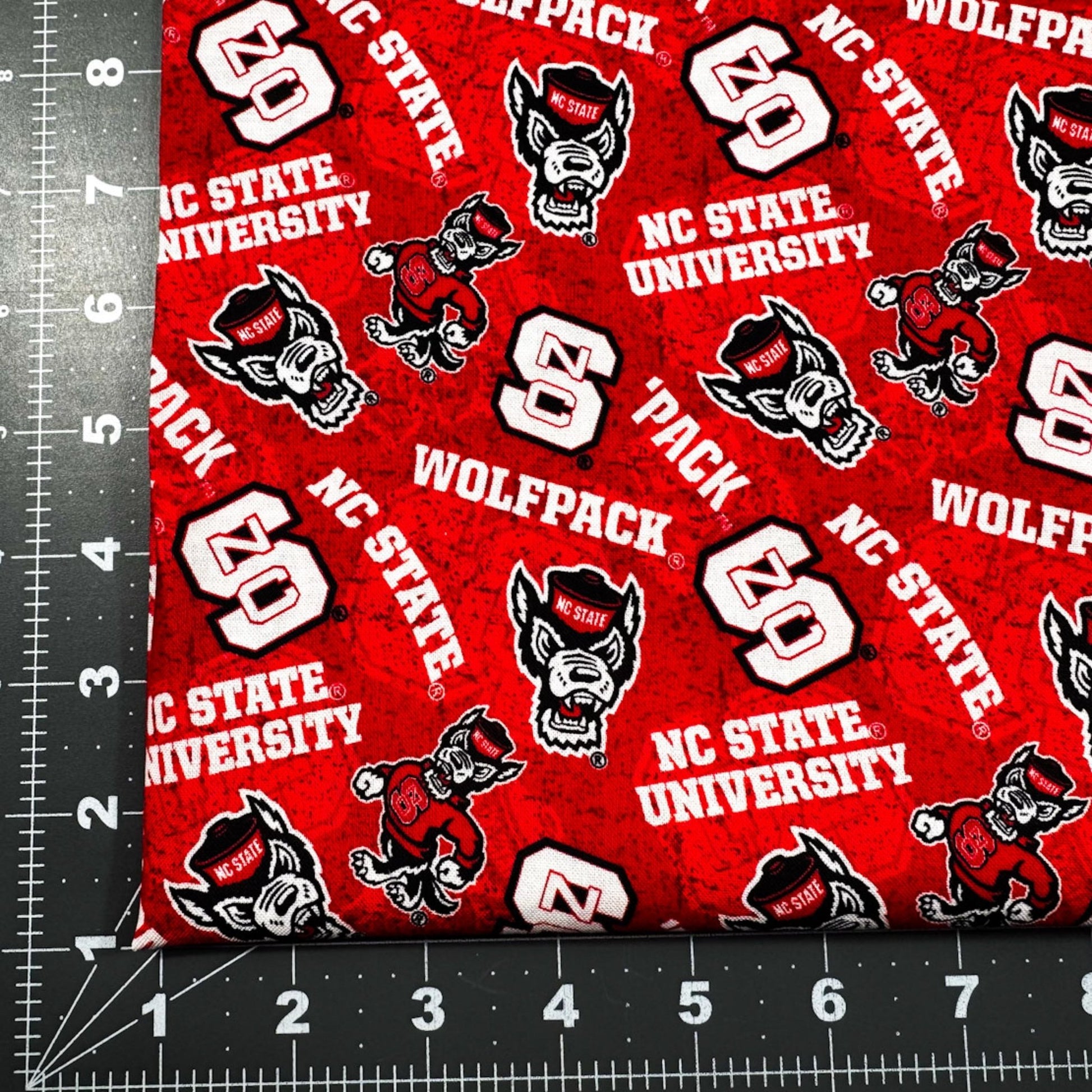 NCAA North Carolina State Wolfpack Fabric 1178 NCSU Fabric - Mary Jo Fabrics