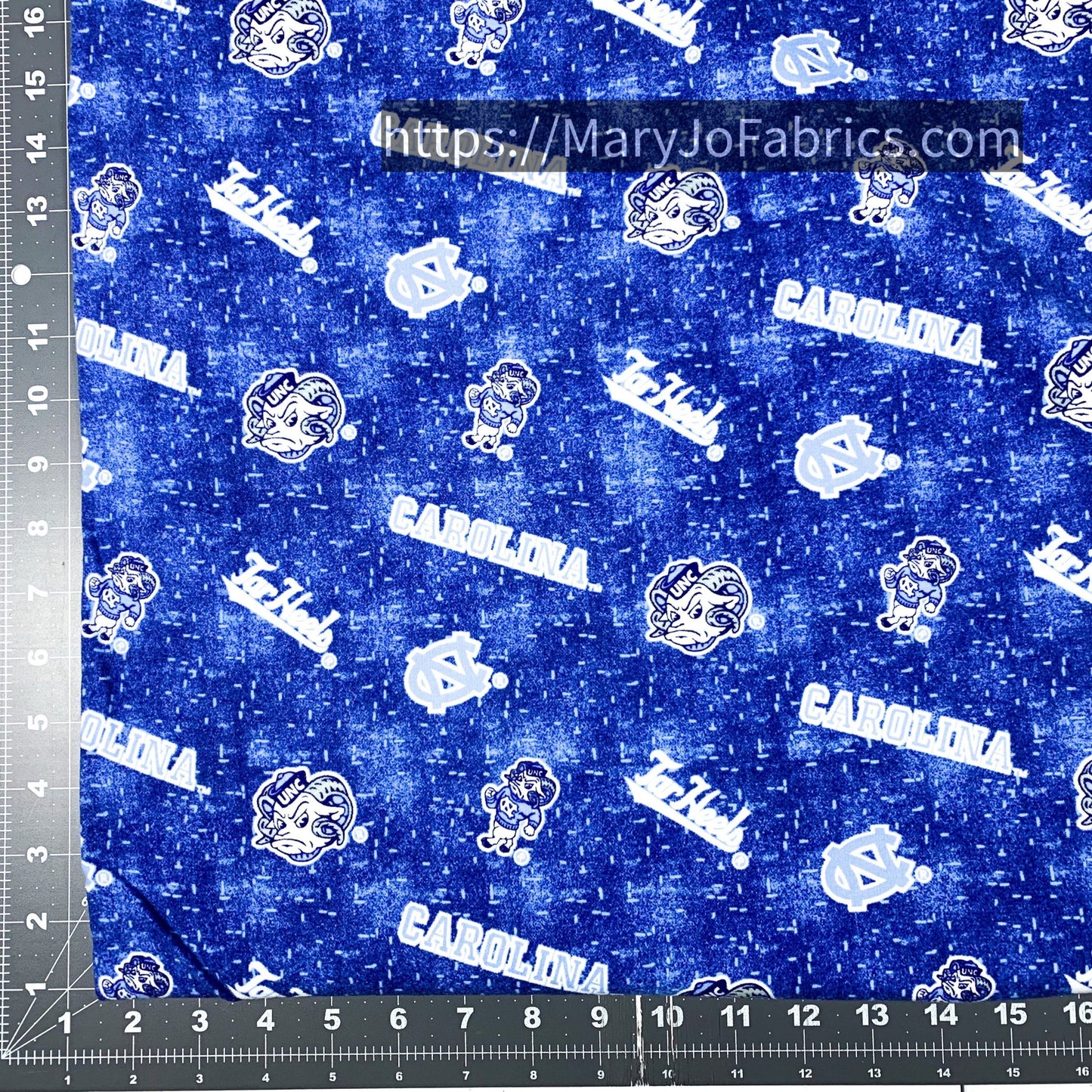 NCAA North Carolina Tarheels FLANNEL NC1152 Blue UNC Flannel - Mary Jo Fabrics