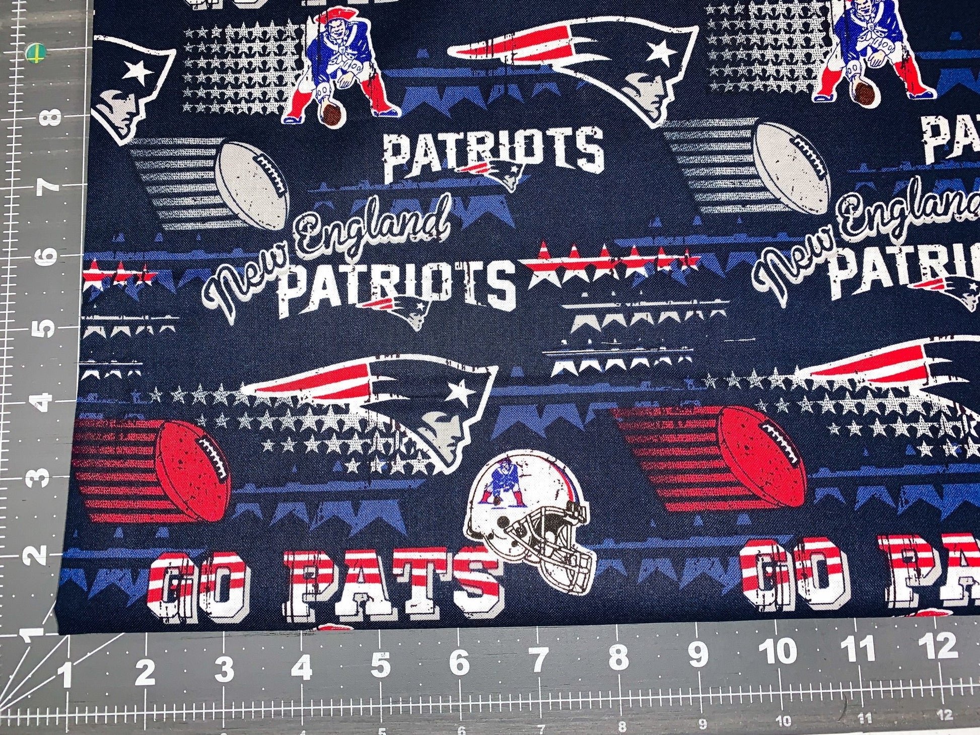 New England Patriots fabric NFL fabric 14447 - D Retro Patriot fabric - Mary Jo Fabrics