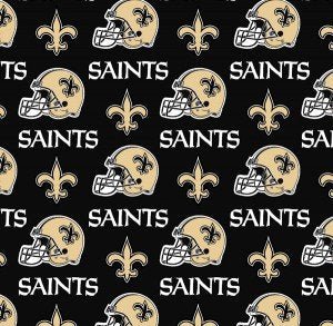 New Orleans Saints fabric 6283D NFL Cotton fabric - Mary Jo Fabrics