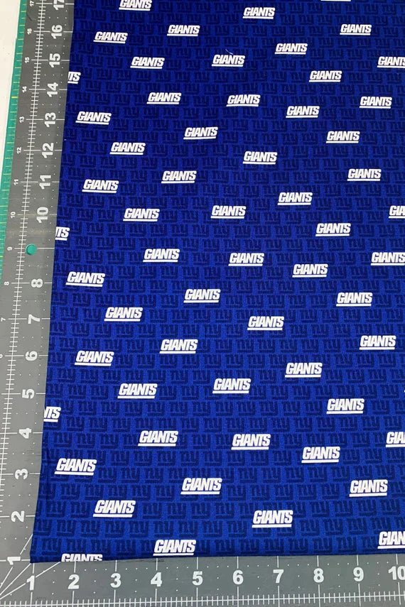 New York Giants fabric 70327 MINI NY Giant fabric NFL fabric - Mary Jo Fabrics