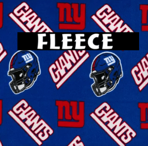 New York Giants FLEECE Fabric 70537 NFL Fleece - Mary Jo Fabrics