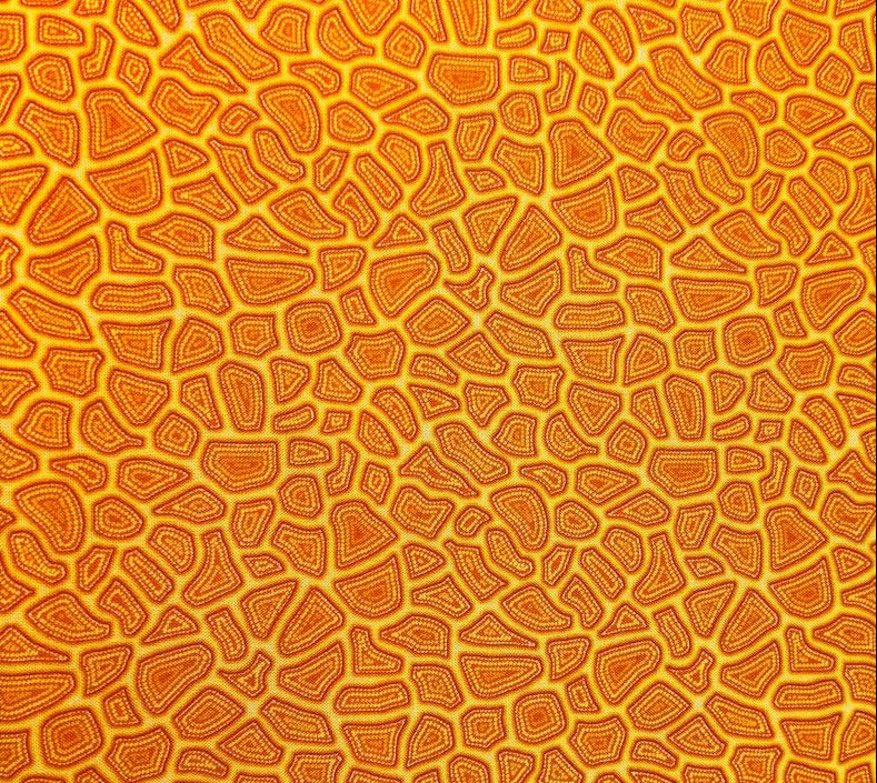 Orange Fabric 5663 Orange Stone Giraffe Fabric - Mary Jo Fabrics