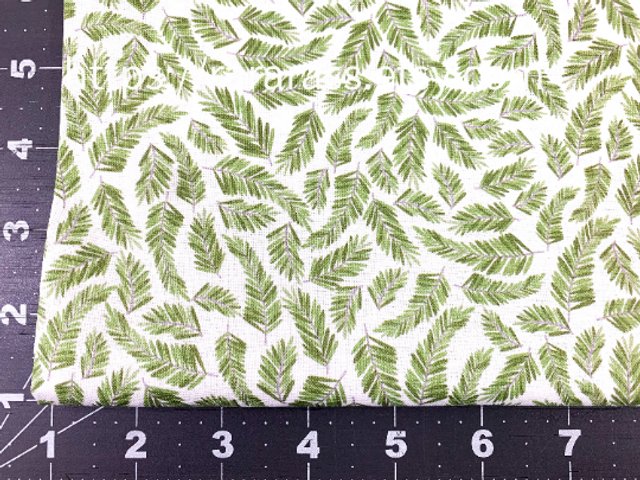 Palm Leaf fabric CD8874 Green palm leaves tropical fabric leaf - Mary Jo Fabrics