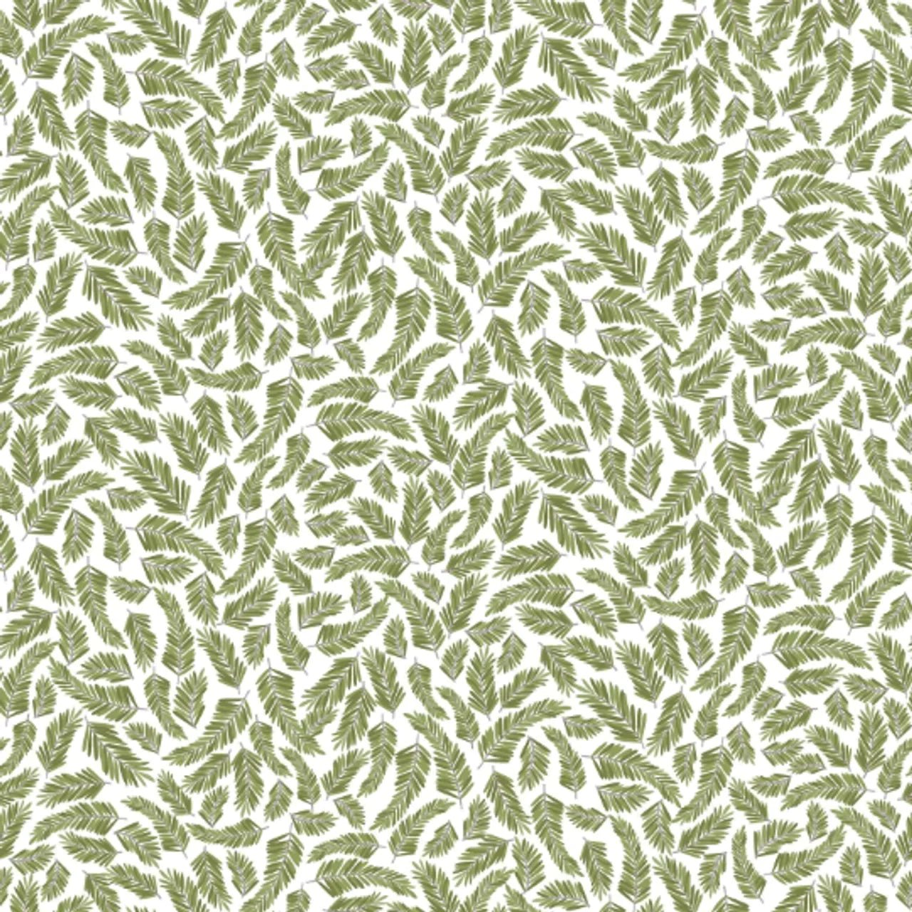 Palm Leaf fabric CD8874 Green palm leaves tropical fabric leaf - Mary Jo Fabrics