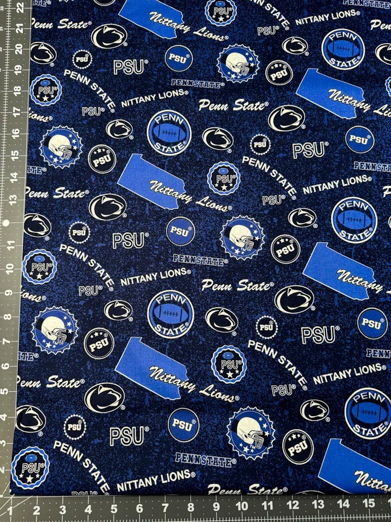 Penn State fabric PENN1208 Nittany Lions cotton fabric - Mary Jo Fabrics