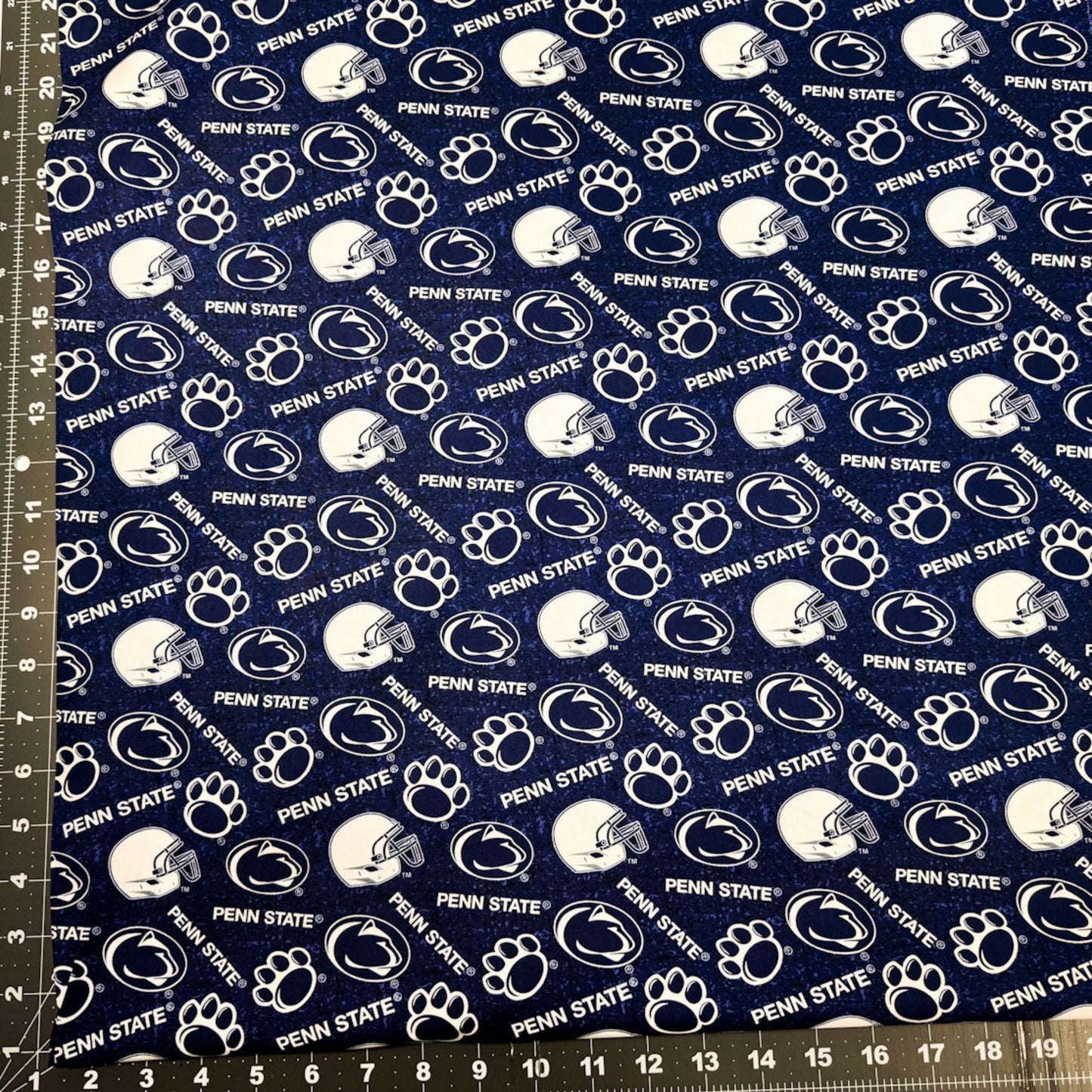 Penn State material 1178 PSU Nittany Lion fabric - Mary Jo Fabrics