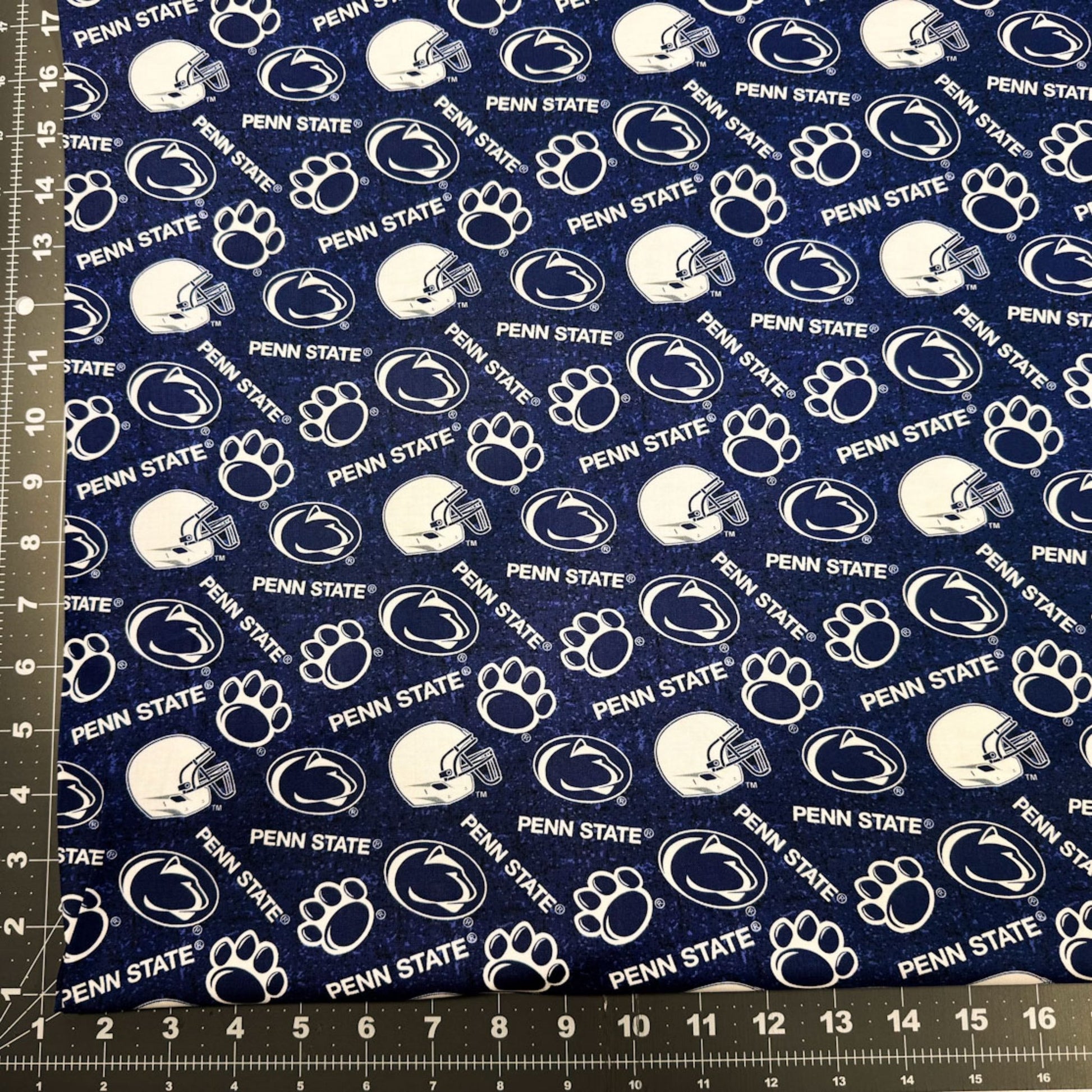 Penn State fabric 1178 PSU Nittany Lions fabric - Mary Jo Fabrics