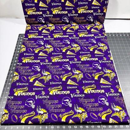 Pennant Minnesota Vikings fabric 14446 NFL Cotton Fabric - Mary Jo Fabrics