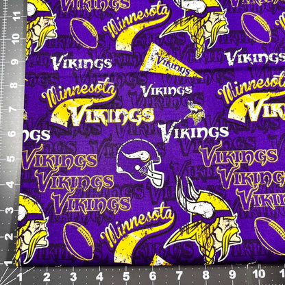 Pennant Minnesota Vikings fabric 14446 NFL Cotton Fabric - Mary Jo Fabrics