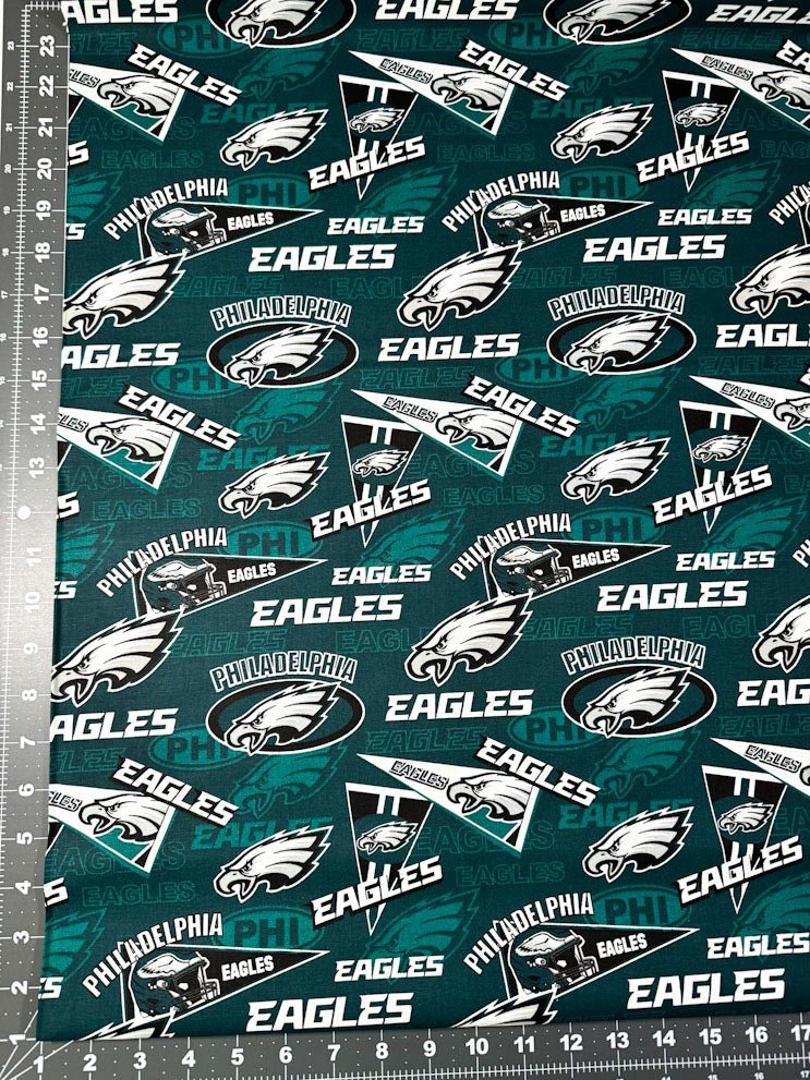 Philadelphia Eagles fabric 70114 - D NFL Fabric Eagle Cotton - Mary Jo Fabrics