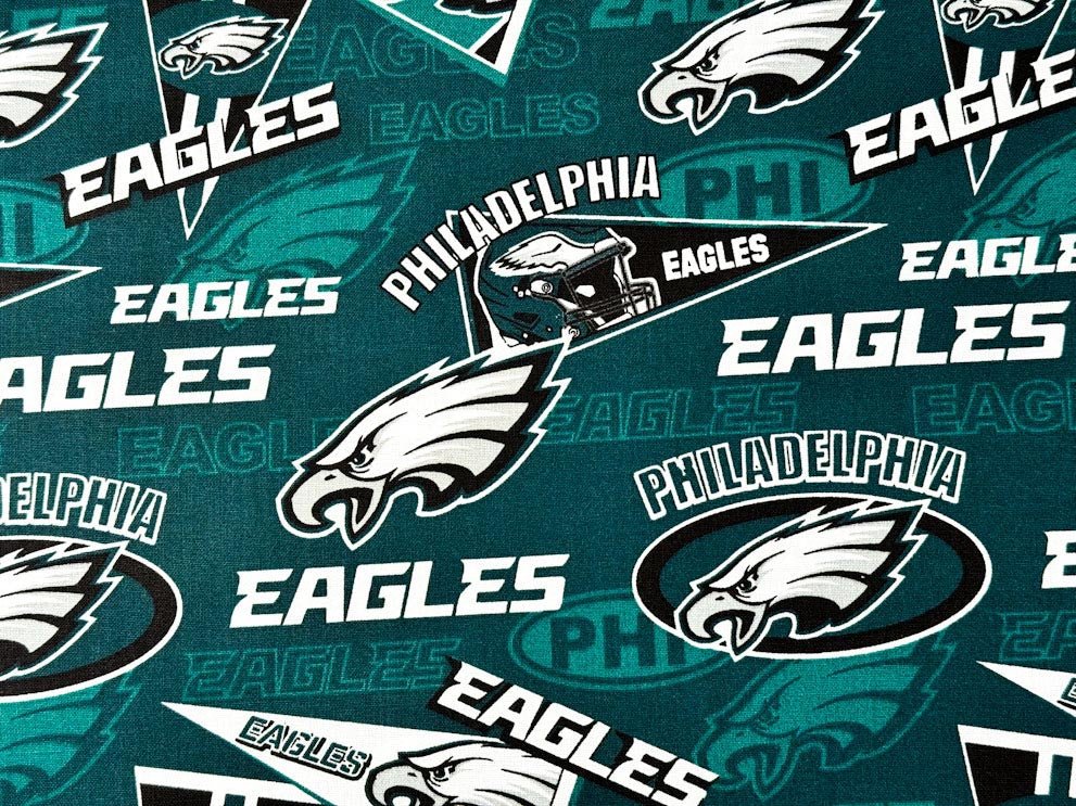 Philadelphia Eagles fabric 70114 - D NFL Fabric Eagle Cotton - Mary Jo Fabrics