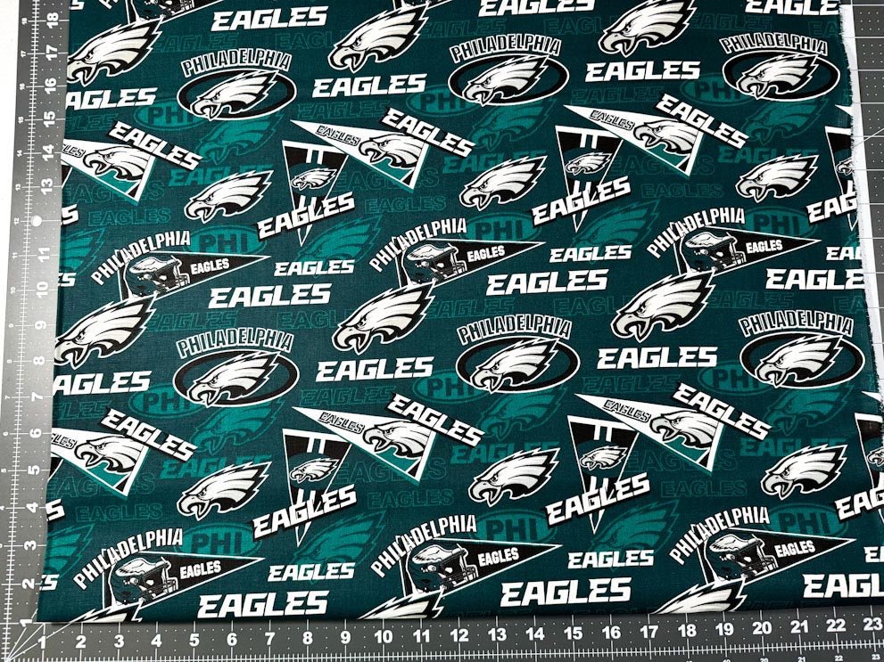 Philadelphia Eagles fabric 70114 - D NFL Fabric Eagle Cotton - Mary Jo Fabrics