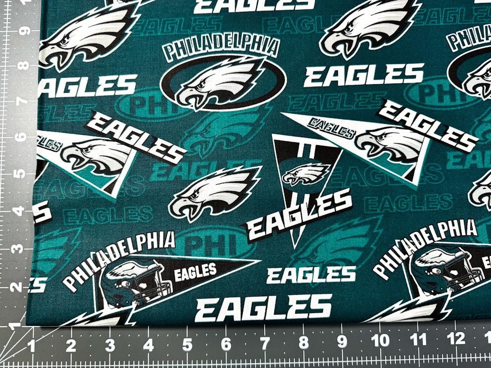 Philadelphia Eagles fabric 70114 - D NFL Fabric Eagle Cotton - Mary Jo Fabrics