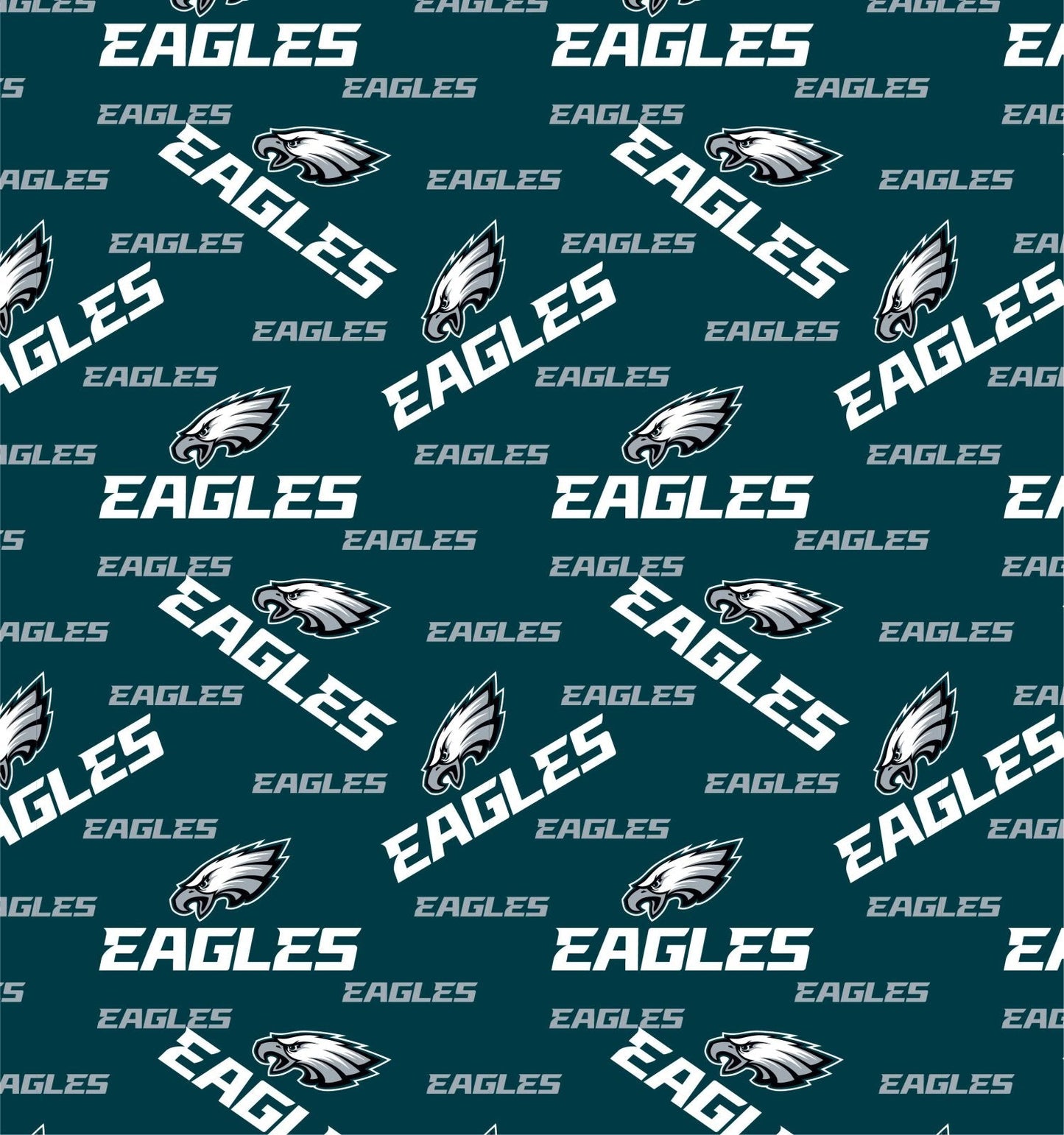 Philadelphia Eagles fabric NFL fabric 70532 NFL Eagles cotton fabric - Mary Jo Fabrics