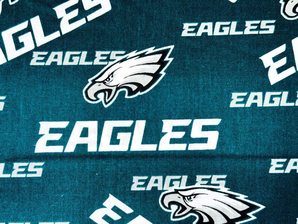 Philadelphia Eagles fabric NFL fabric 70532 NFL Eagles cotton fabric - Mary Jo Fabrics