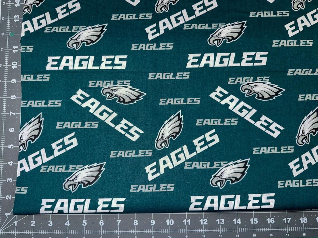 Philadelphia Eagles fabric NFL fabric 70532 NFL Eagles cotton fabric - Mary Jo Fabrics