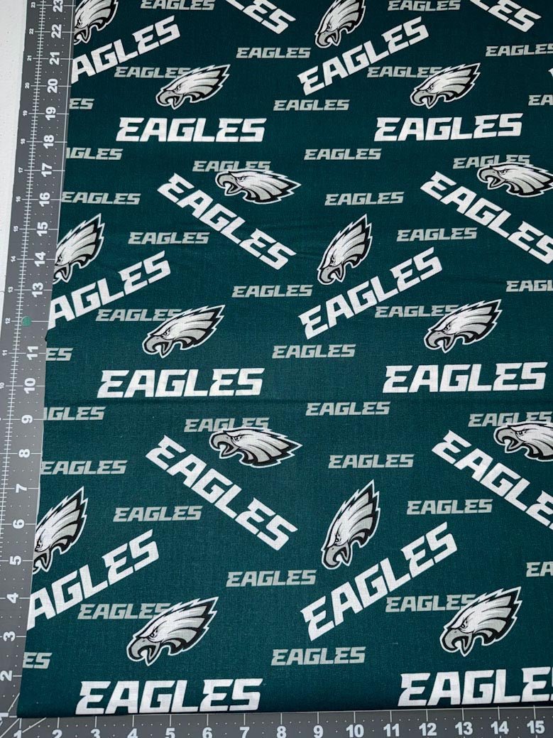 Philadelphia Eagles fabric NFL fabric 70532 NFL Eagles cotton fabric - Mary Jo Fabrics