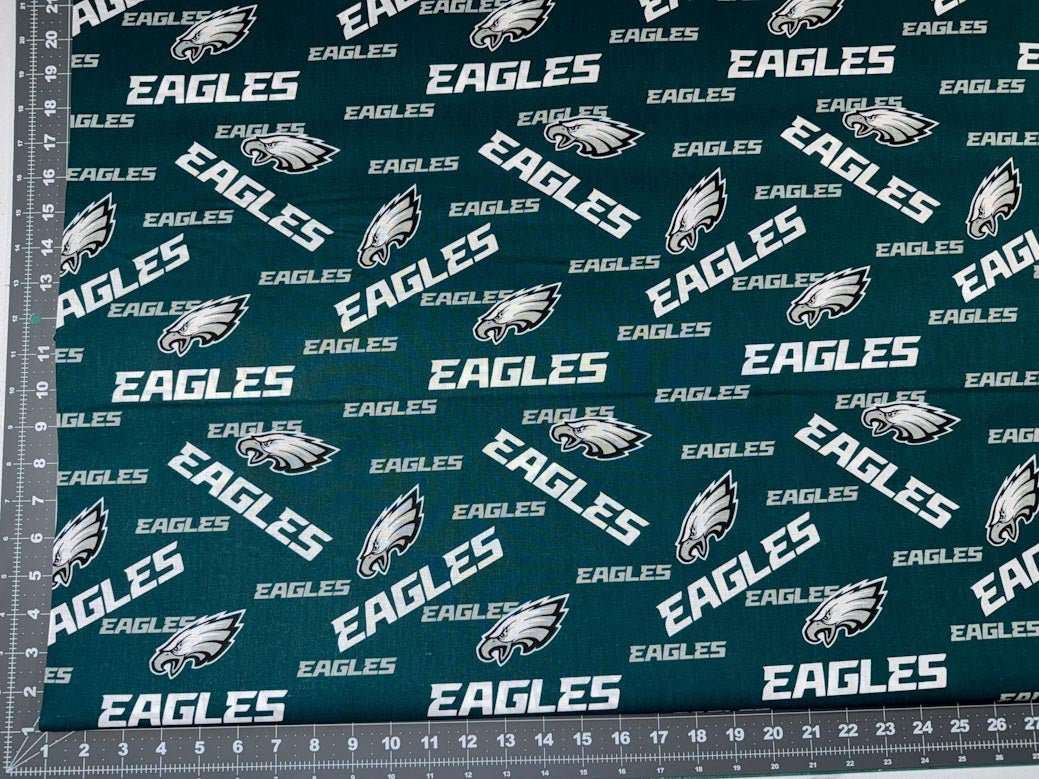 Philadelphia Eagles fabric NFL fabric 70532 NFL Eagles cotton fabric - Mary Jo Fabrics