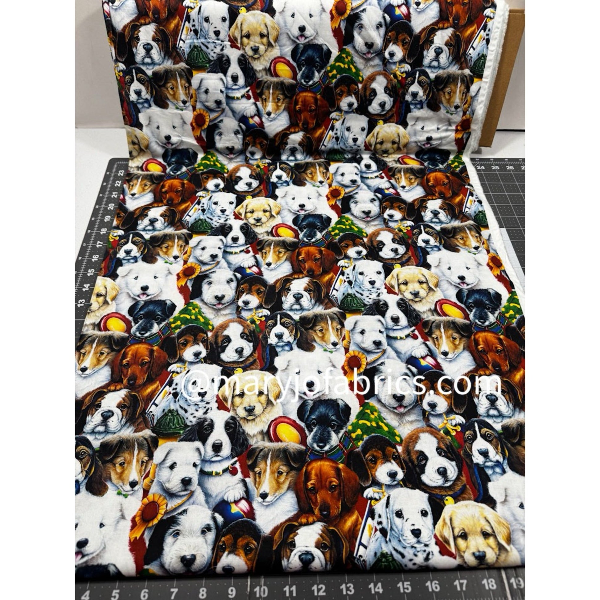 Picture Day Dog Fabric Cotton AL - 4701 - 1C - Mary Jo Fabrics