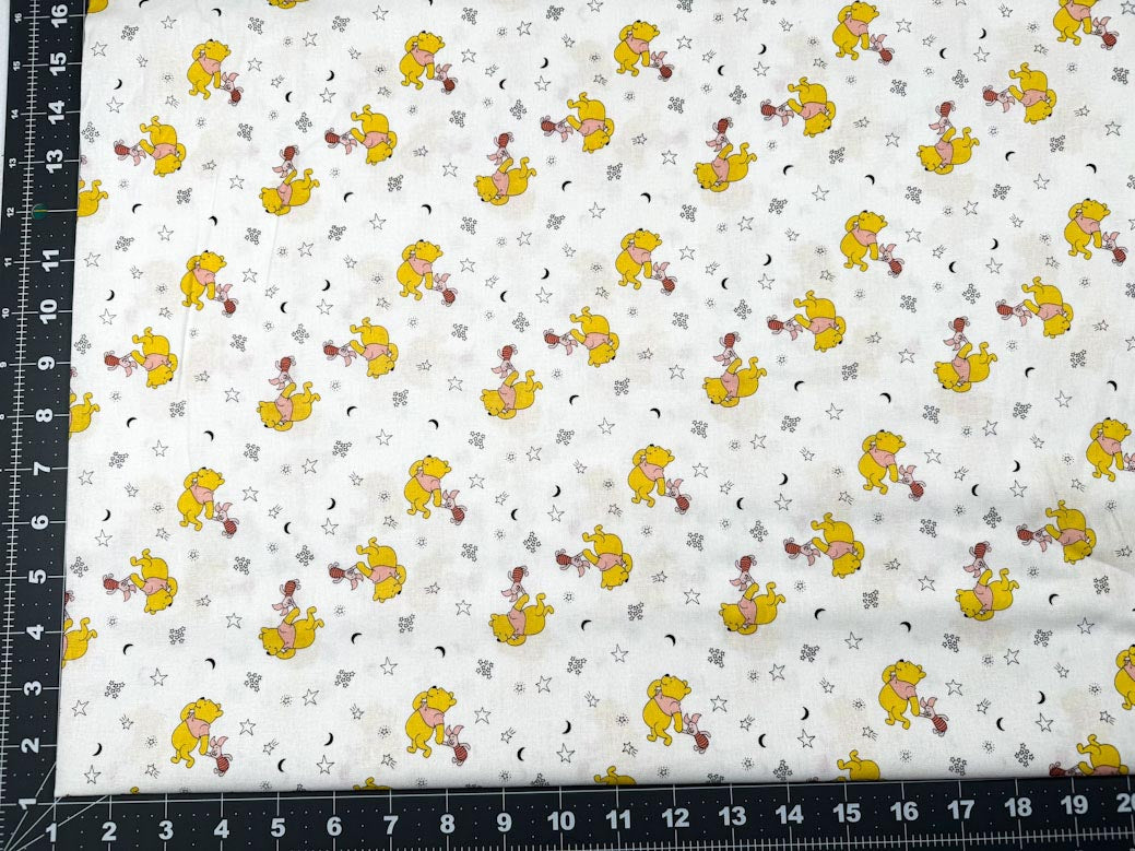 Winnie the Pooh fabric Pooh and piglet cotton fabric