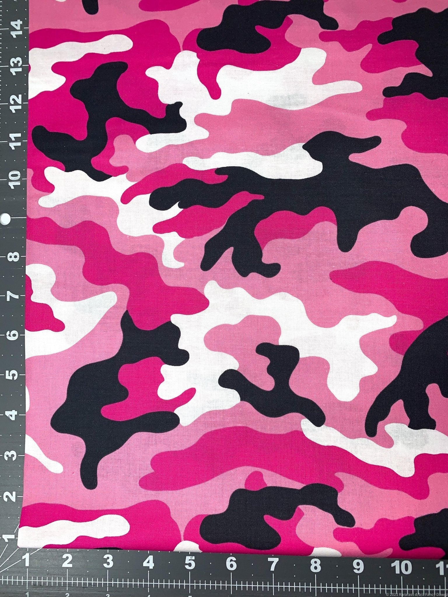 Pink Camo fabric Pink camouflage cotton fabric - Mary Jo Fabrics