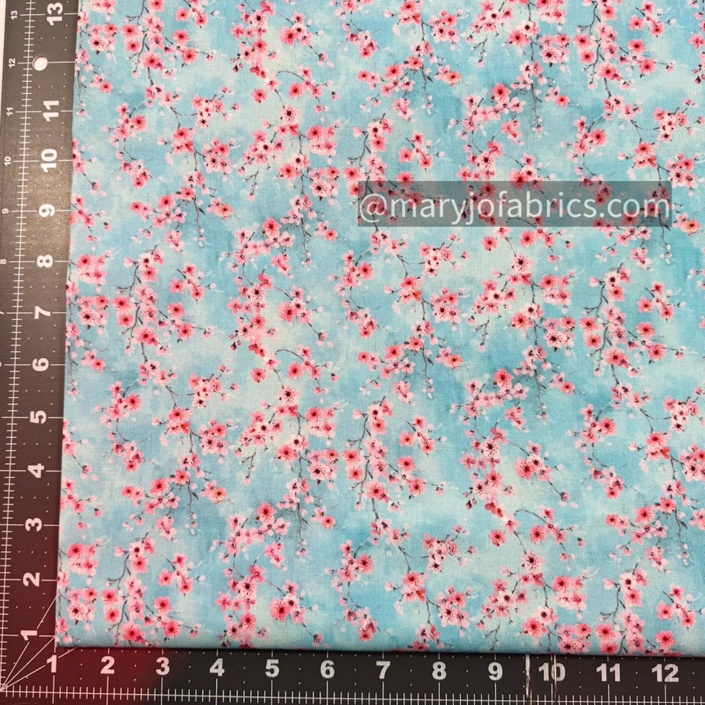 Pink Cherry Blossom Floral Cotton Fabric CD2587 Flower - Mary Jo Fabrics