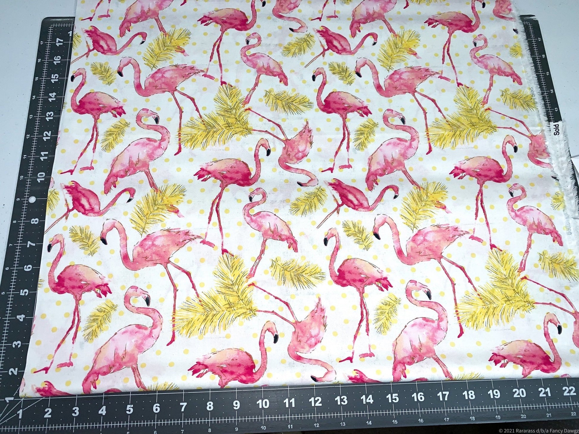 Pink Flamingo fabric 4168 Flamingo Paradise - Mary Jo Fabrics