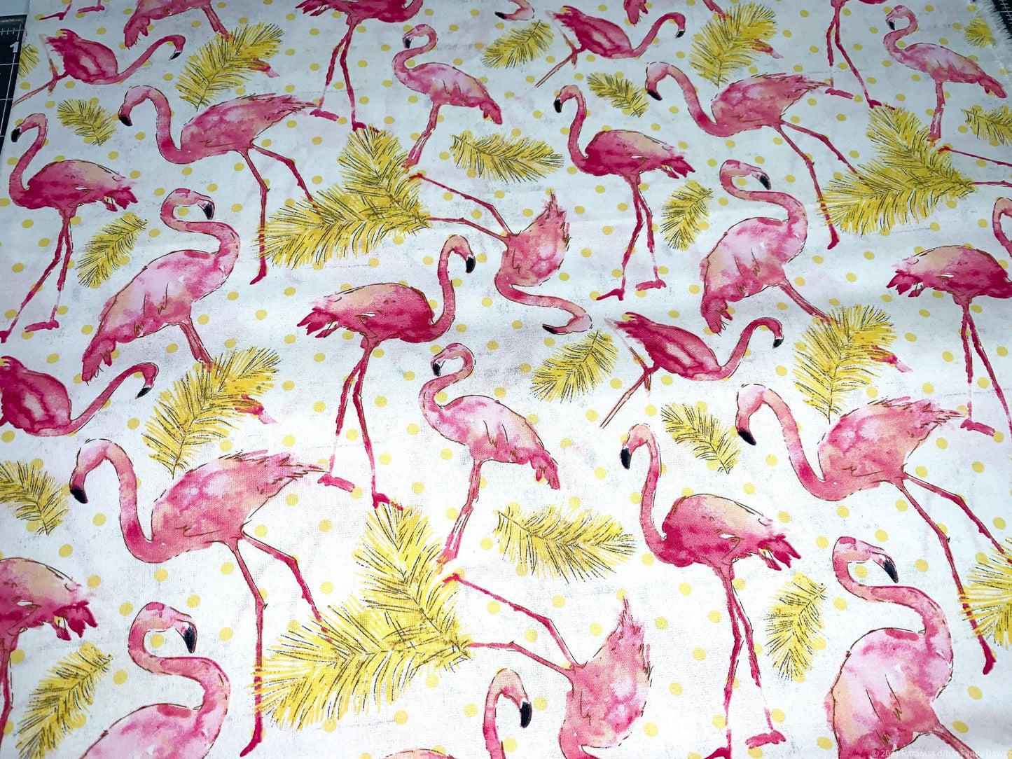 Pink Flamingo fabric 4168 Flamingo Paradise - Mary Jo Fabrics