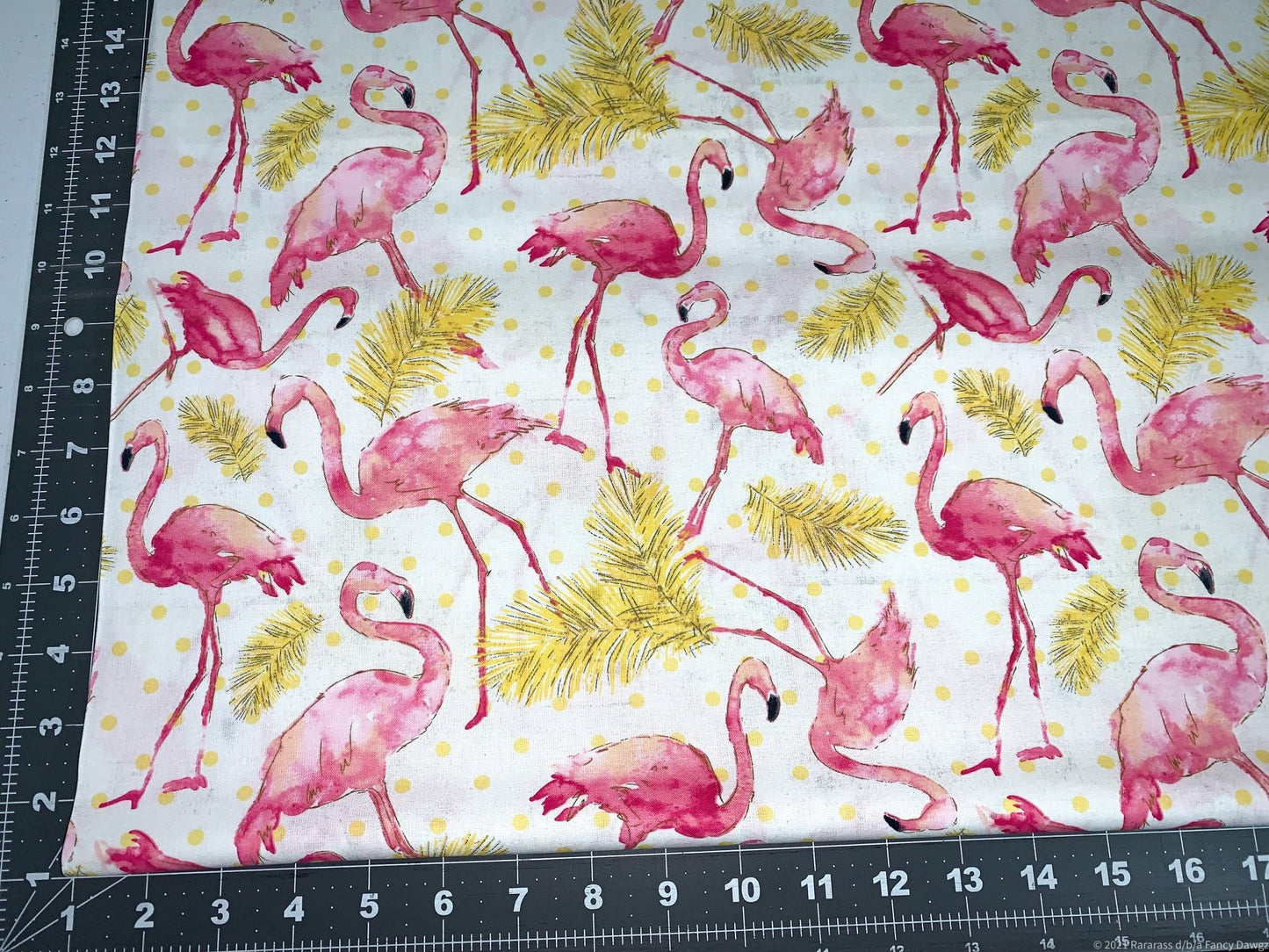 Pink Flamingo fabric 4168 Flamingo Paradise - Mary Jo Fabrics