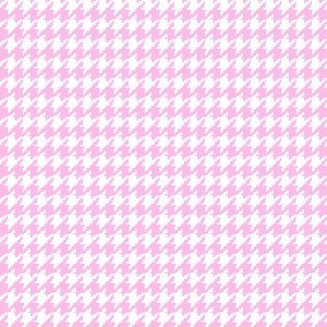 Pink Houndstooth FLANNEL 0014 - 2 Pink Flannel - Mary Jo Fabrics