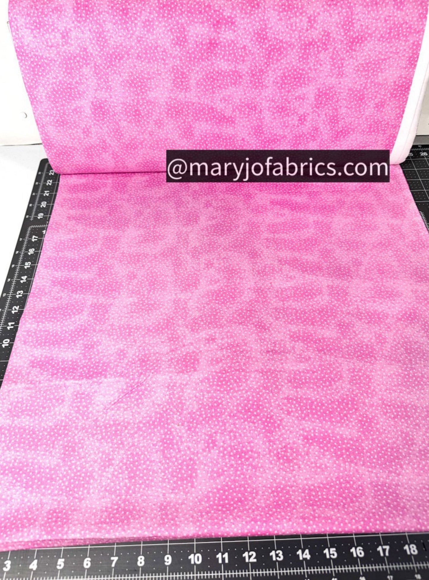 Pink Mini White Polka Dot FLANNEL 9527 - 22 Baby Flannel - Mary Jo Fabrics