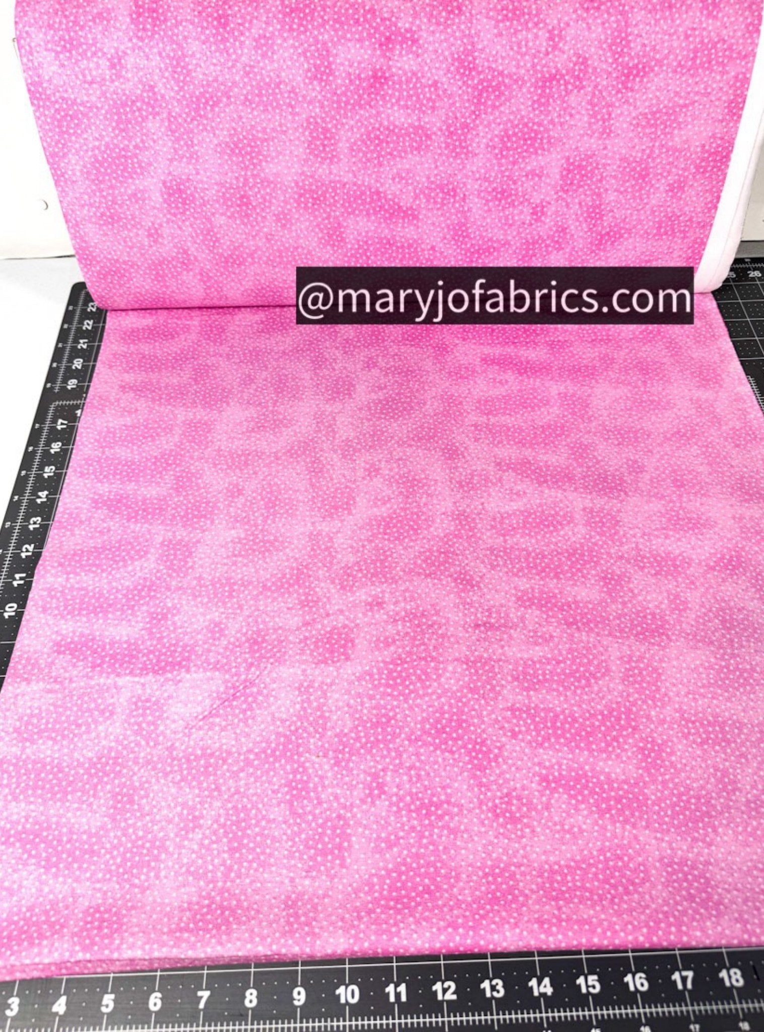 Pink Mini White Polka Dot FLANNEL 9527 - 22 Baby Flannel - Mary Jo Fabrics