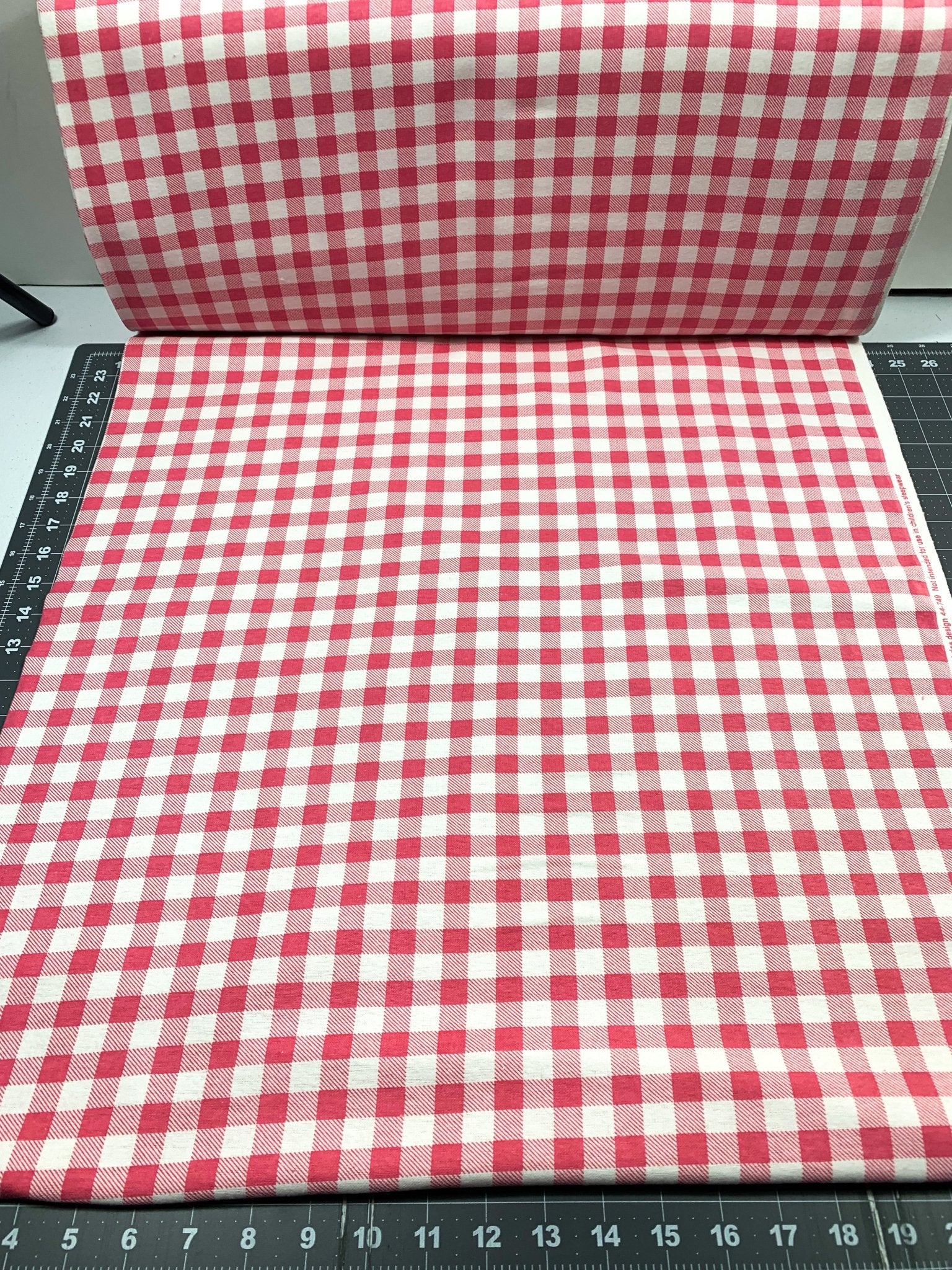 Pink White Plaid FLANNEL 44 - 7495 Buffalo Plaid Fun Flannels - Mary Jo Fabrics