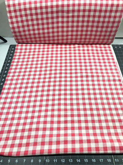 Pink White Plaid FLANNEL 44 - 7495 Buffalo Plaid Fun Flannels - Mary Jo Fabrics