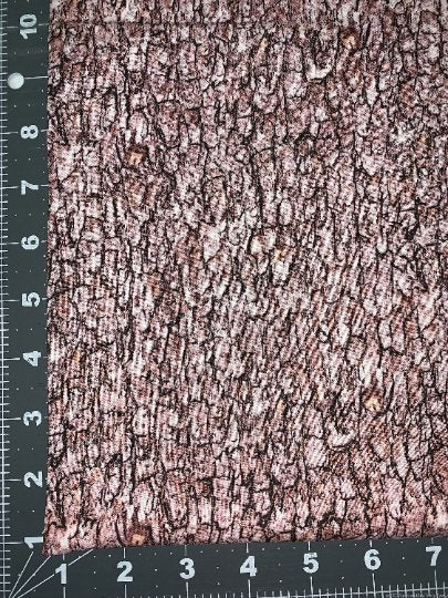 Pinkish Grey Tree Bark Camouflage fabric 562 tree camo fabric - Mary Jo Fabrics