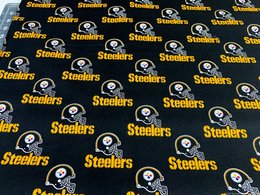 Pittsburgh Steelers cotton fabric Original Steelers print - Mary Jo Fabrics