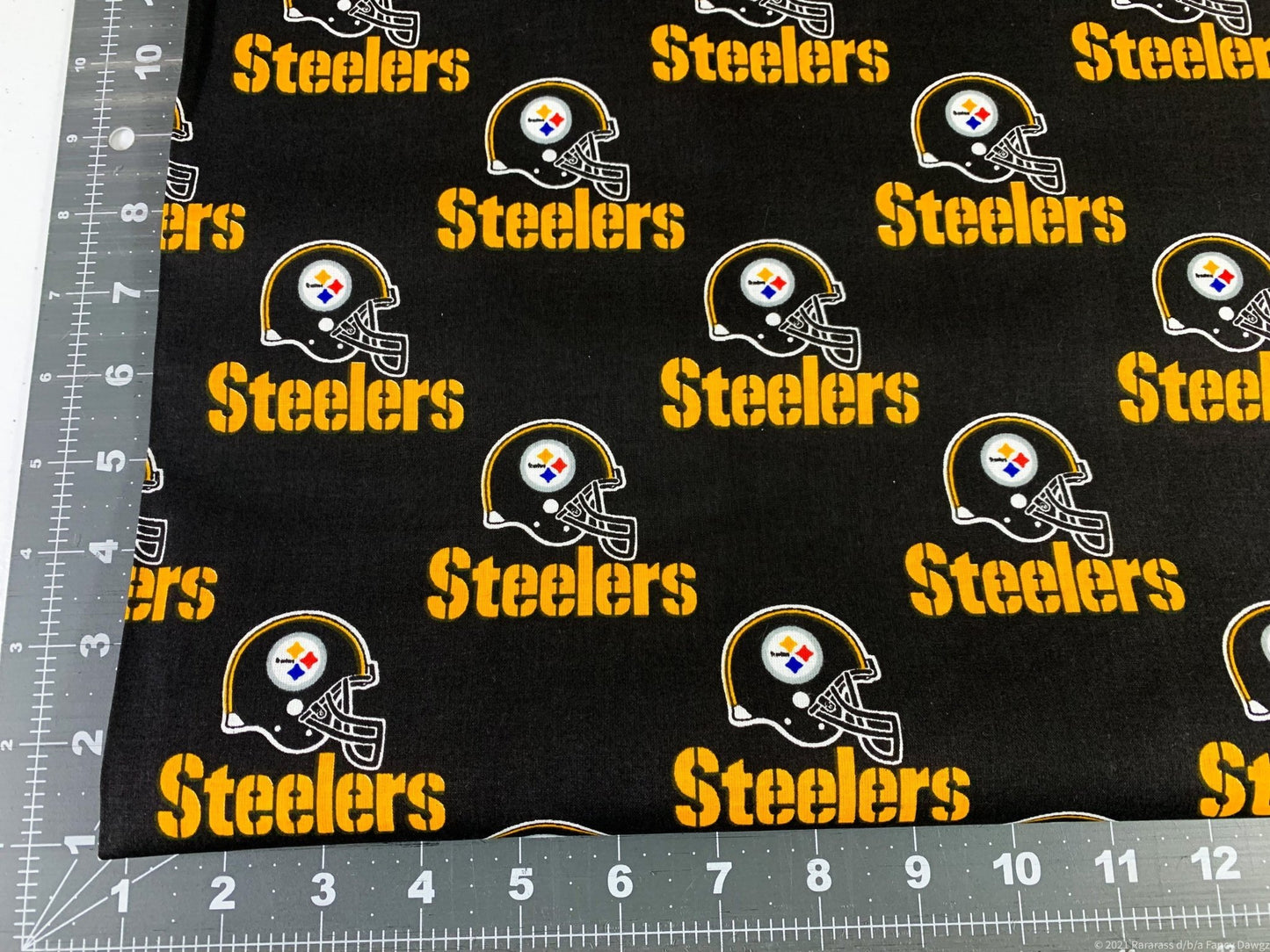 Pittsburgh Steelers cotton fabric Original Steelers print - Mary Jo Fabrics