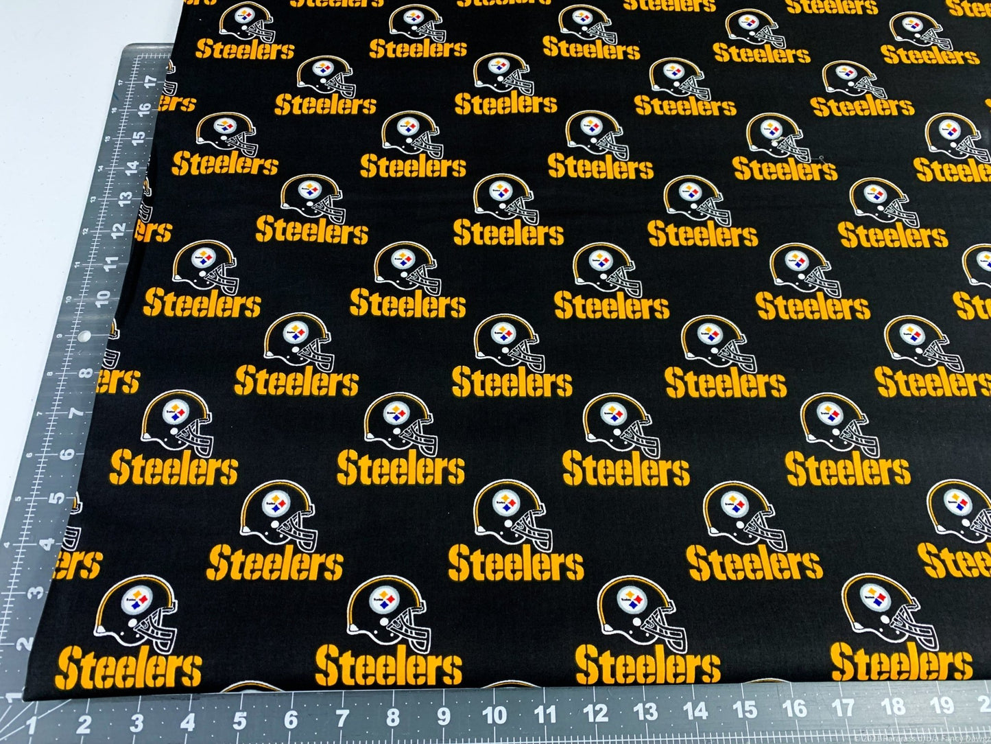 Pittsburgh Steelers cotton fabric Original Steelers print - Mary Jo Fabrics