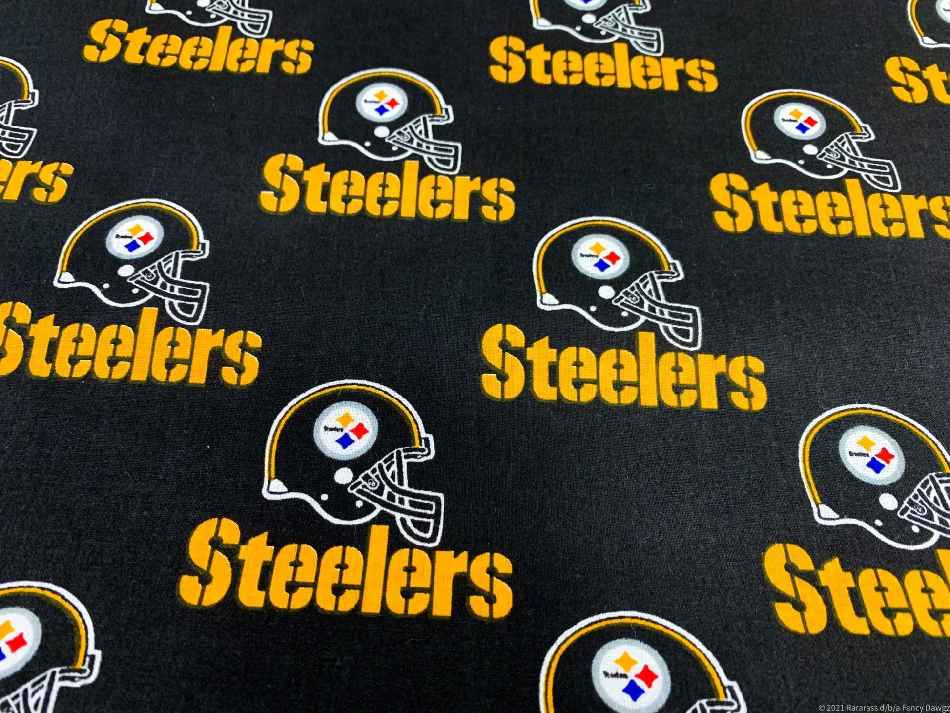 Pittsburgh Steelers cotton fabric Original Steelers print - Mary Jo Fabrics