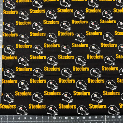 Pittsburgh Steelers cotton fabric Original Steelers print - Mary Jo Fabrics