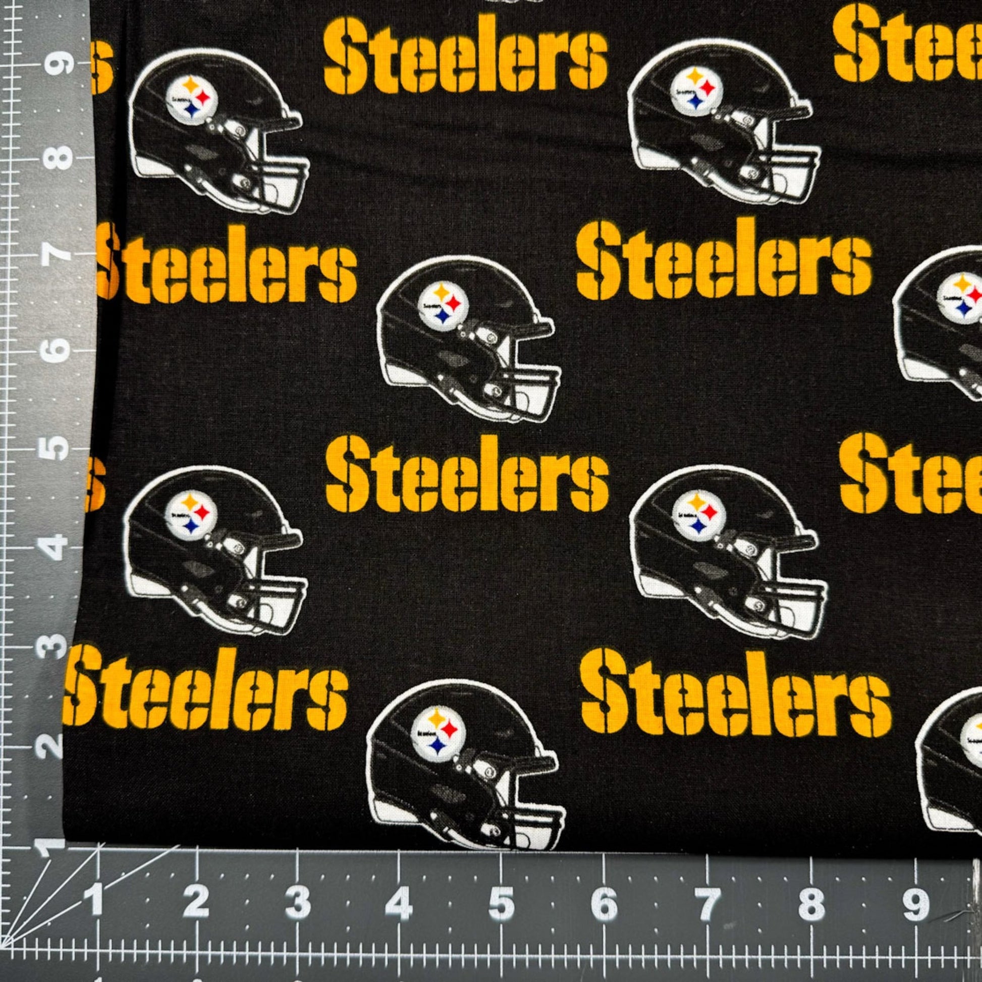 Pittsburgh Steelers cotton fabric Original Steelers print - Mary Jo Fabrics