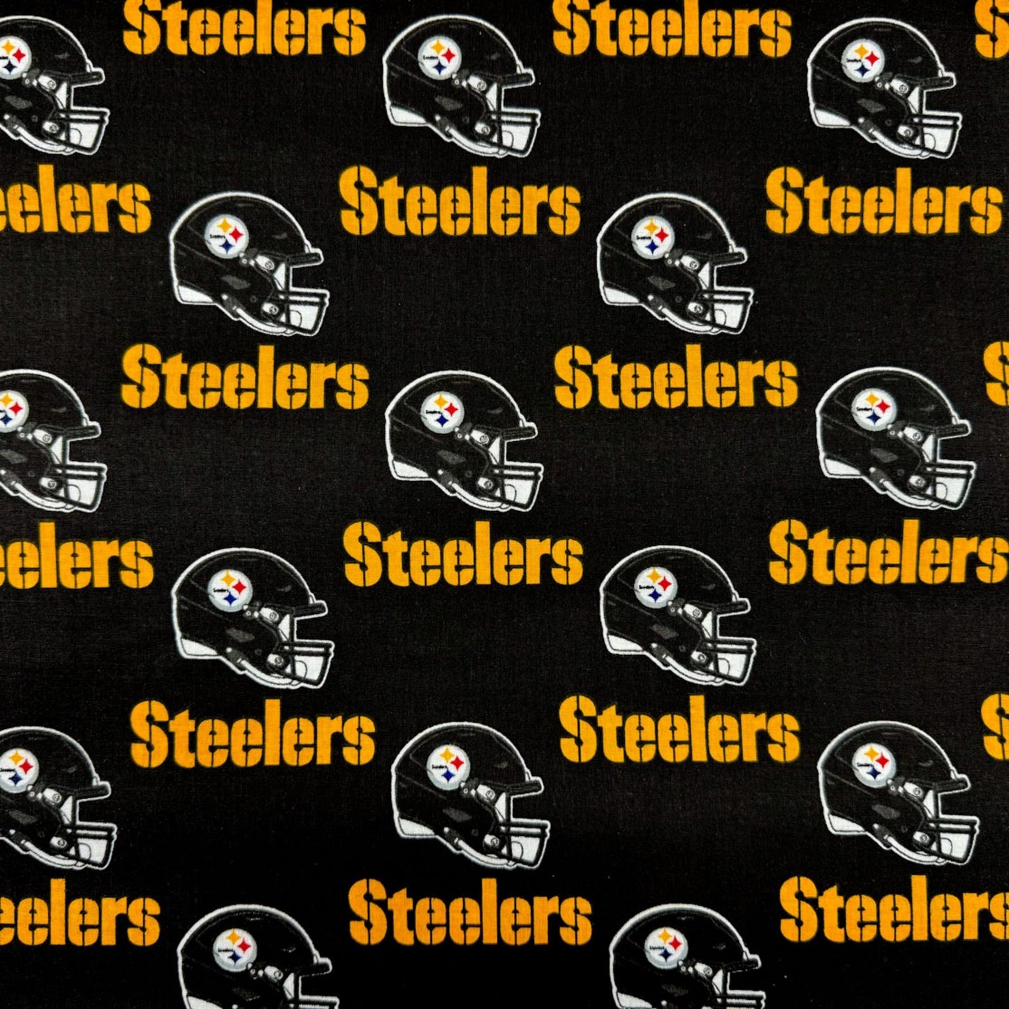 Pittsburgh Steelers cotton fabric Original Steelers print - Mary Jo Fabrics