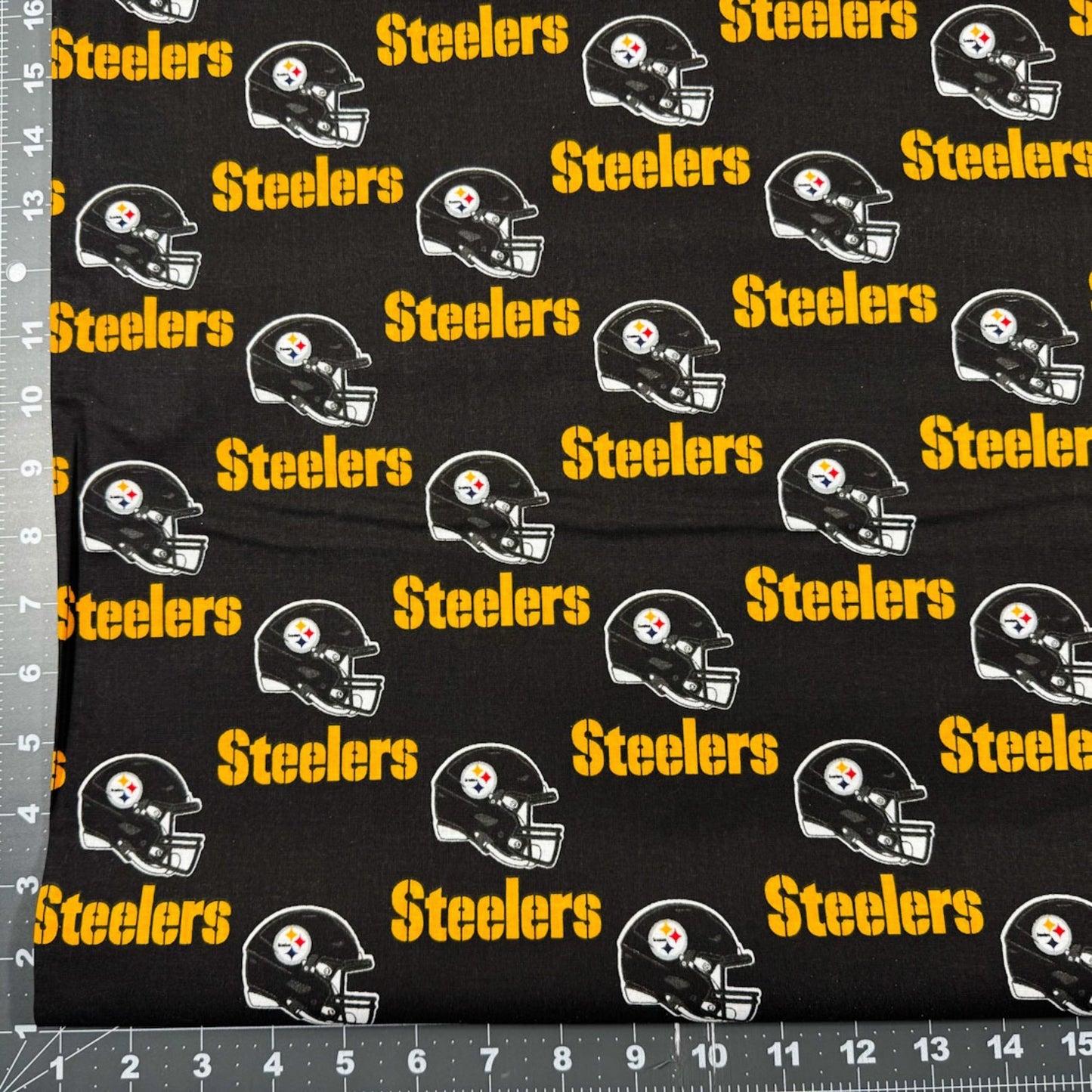 Pittsburgh Steelers cotton fabric Original Steelers print - Mary Jo Fabrics