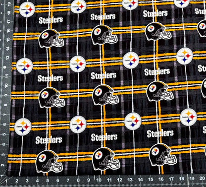 Pittsburgh Steelers FLANNEL Fabric L6431 NFL FLANNEL - Mary Jo Fabrics