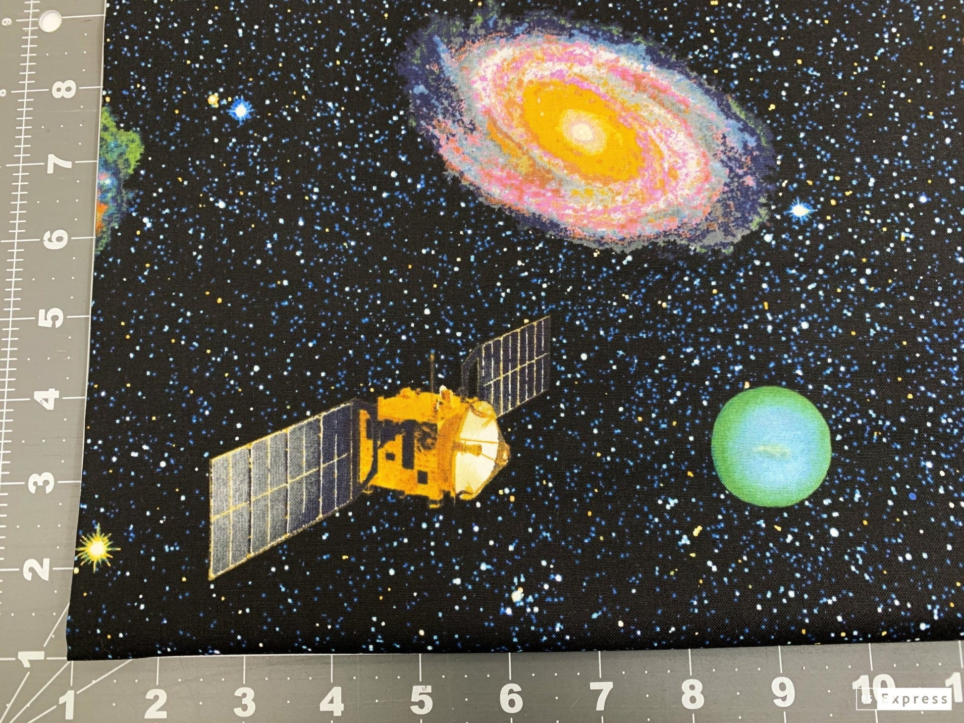 Planetary Missions Space fabric 5303 - 97 Outer Space - Mary Jo Fabrics