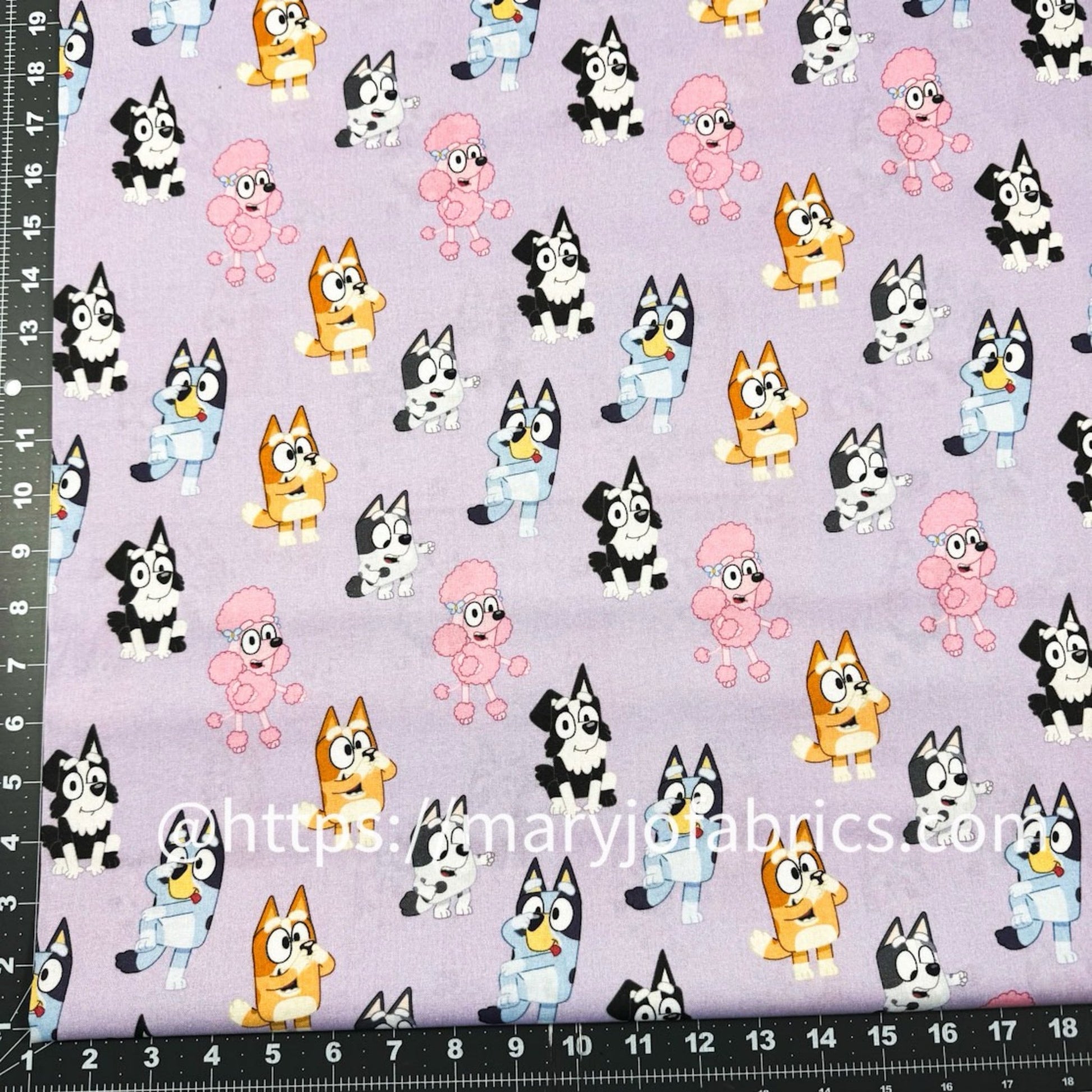 Playful Bluey Fabric 81155 Bluey and Friends - Mary Jo Fabrics