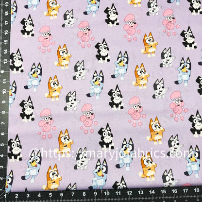 Playful Bluey Fabric 81155 Bluey and Friends - Mary Jo Fabrics