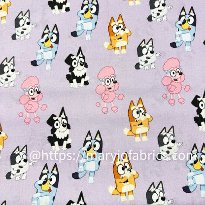 Playful Bluey Fabric 81155 Bluey and Friends - Mary Jo Fabrics